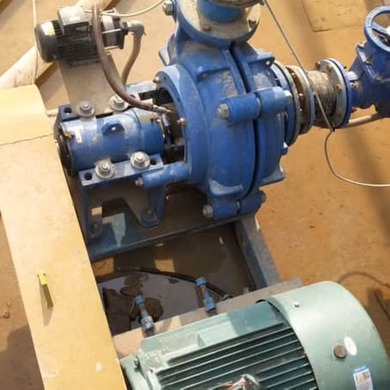 높은 수두를 가진 자갈 폐수용 캔틸레버 원심 슬러리 자갈 펌프